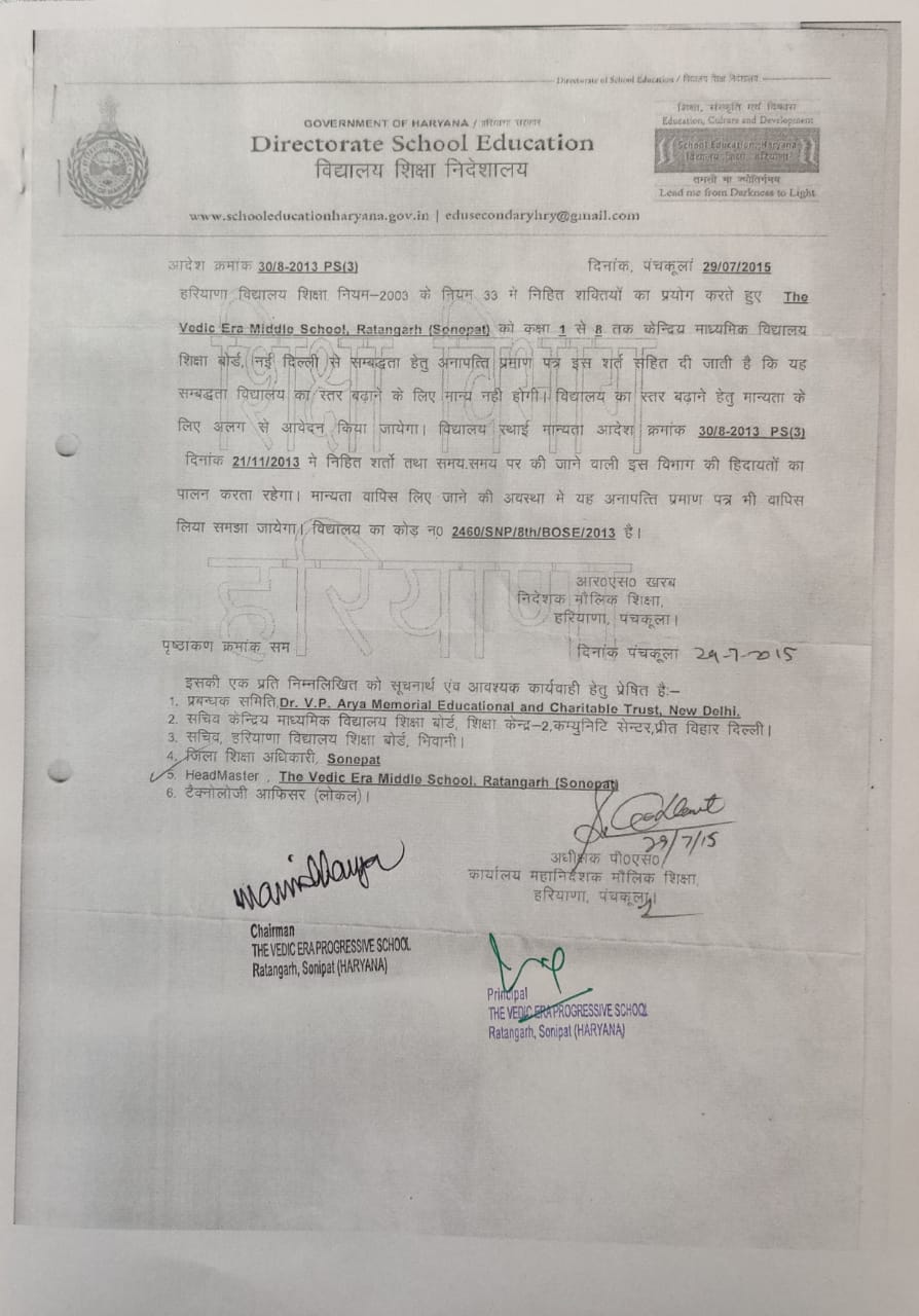 NOC Certificate