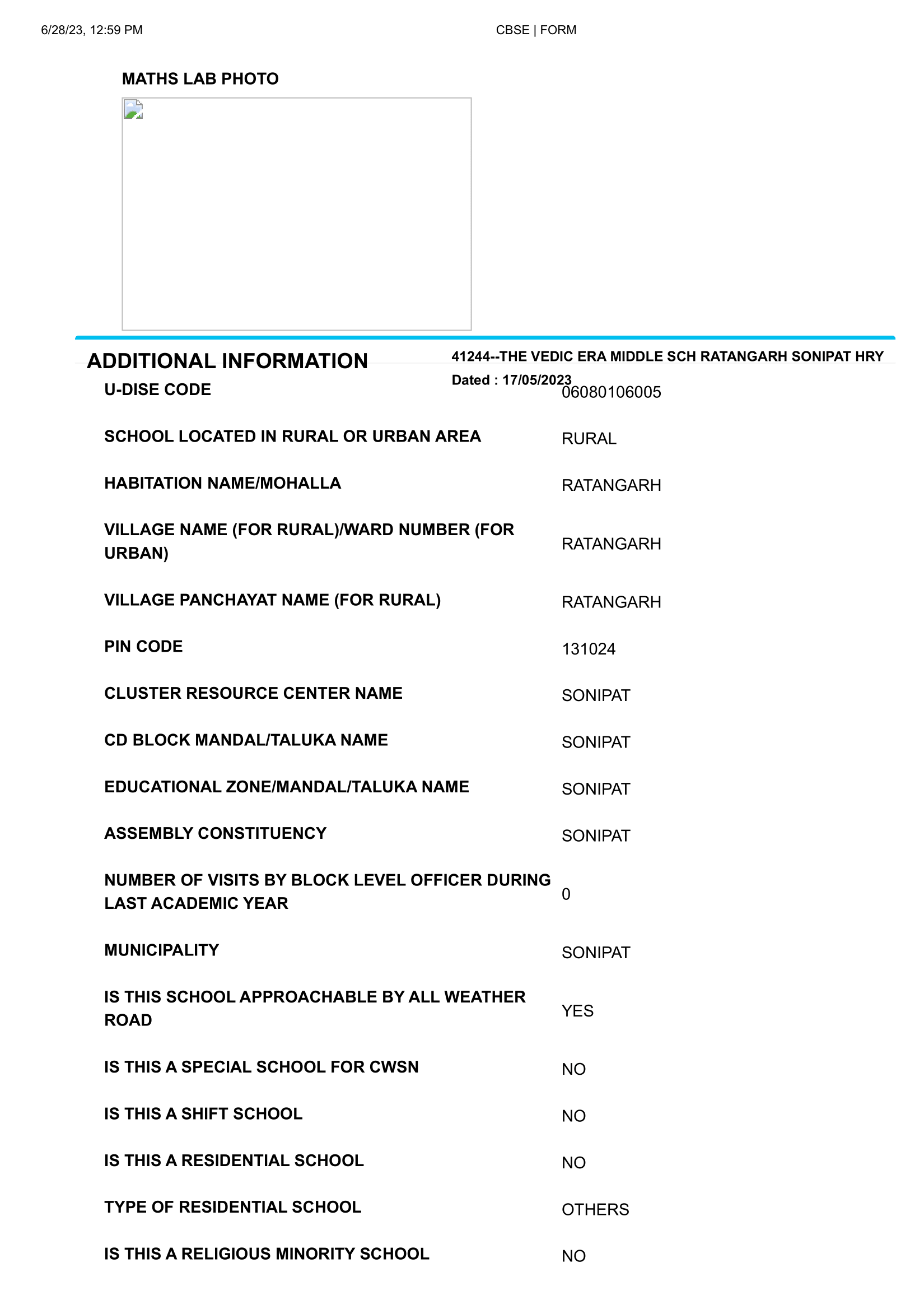 Mandatory Public Disclosure